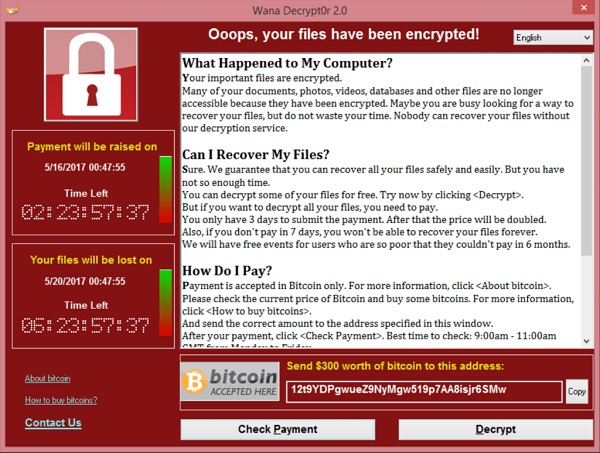 Ataque Ransomware WannaCry